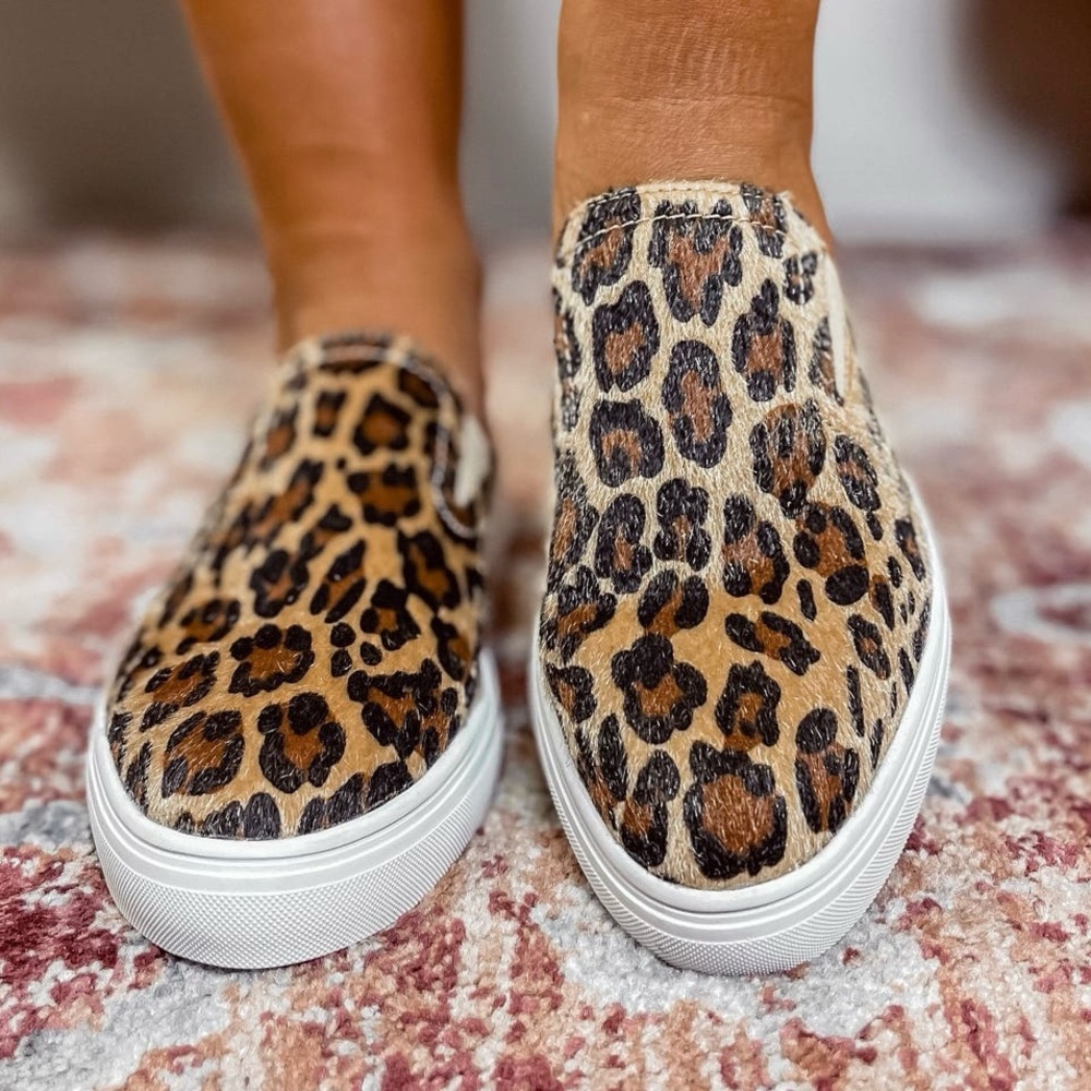 🐆Beast Fashion, Size 6, Leopard Print, Reena Mule Shoes